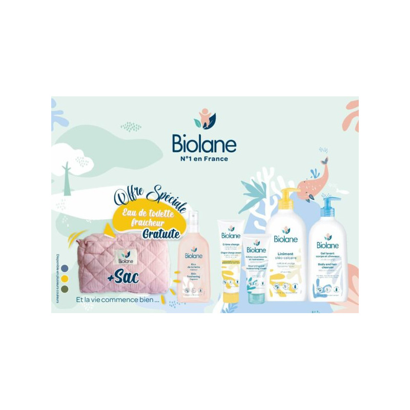 Acheter Biolane Lingettes au liniment oléo-calcaire, 64 lingettes